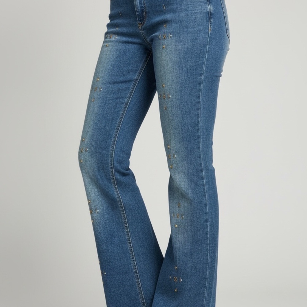 Hydraulic Women’s Bootcut Jeans | Size 9/10 | Embellished Stretch Denim - Picture 10 of 11